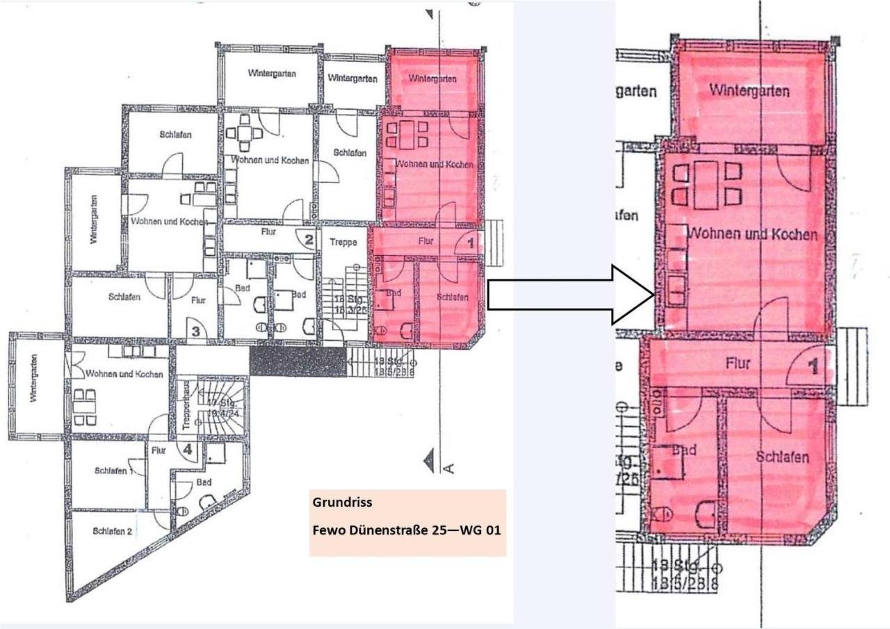 Apartmán Fewo Meerblick 01 Heringsdorf  Exteriér fotografie